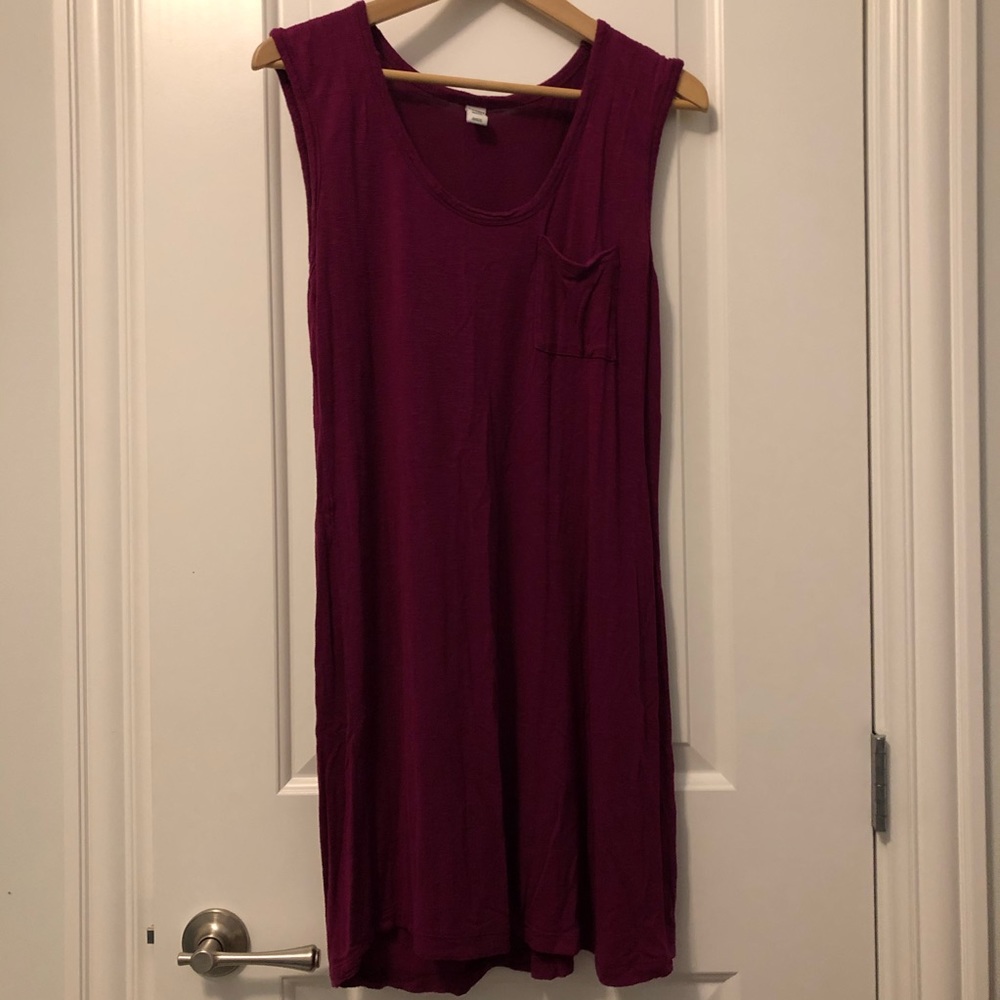 2️⃣for🔟 Fuchsia Casual Sleeveless Dress